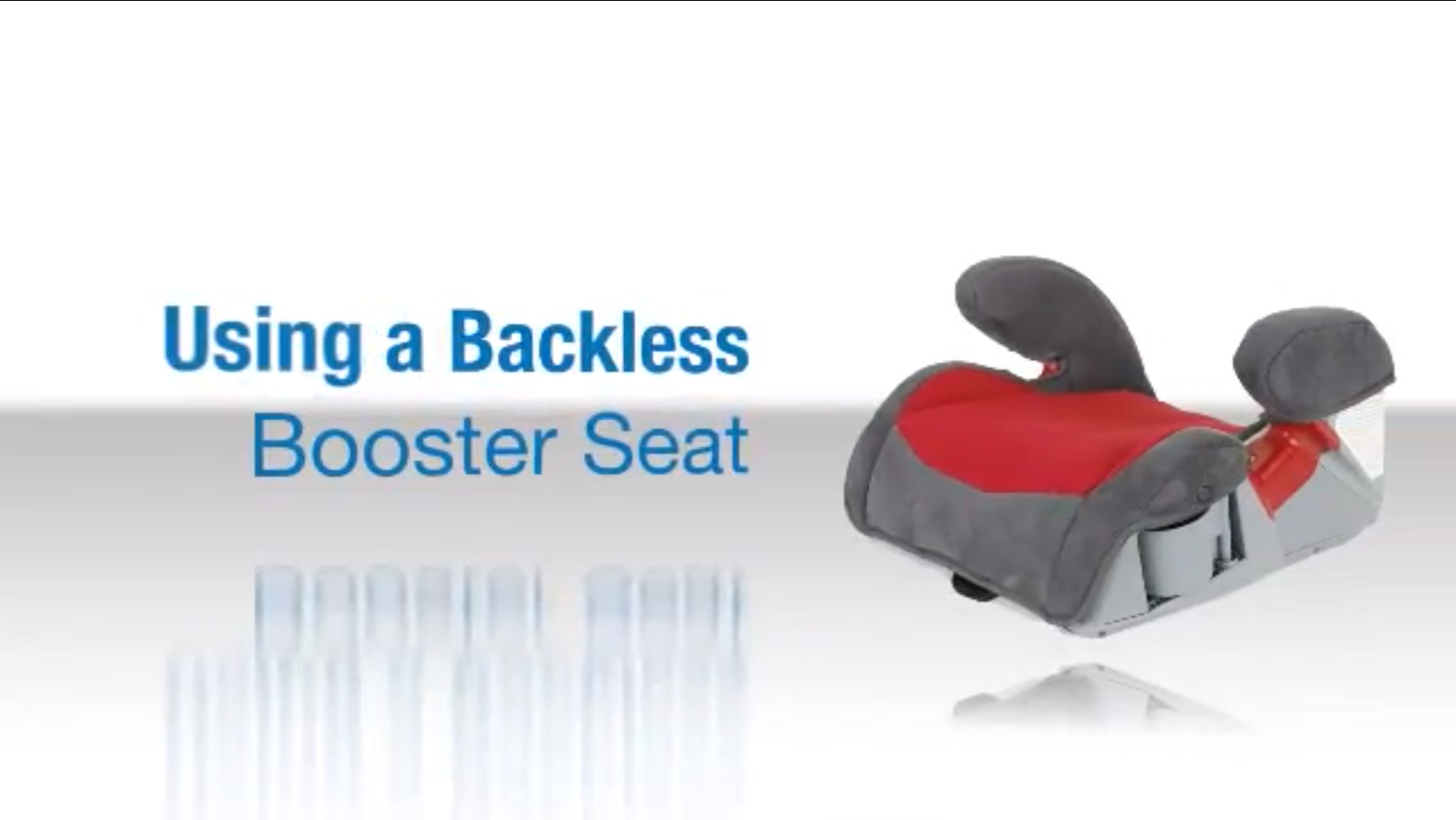 Using A Backless Booster Seat Alaska Injury Prevention Center